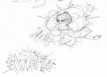 Superhero sketch